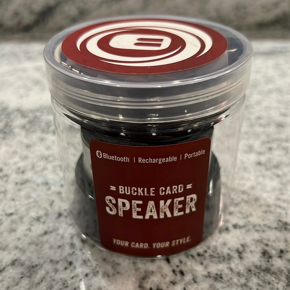 Buckle Brand Bluetooth Rechargeable Portable Speaker